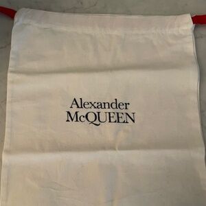 Alexander McQueen White Dust Bag